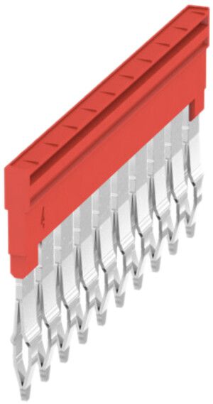 Connessione trasversale Weidmüller ZQV 4N/10 inserito 10L 6.1mm 32A rosso