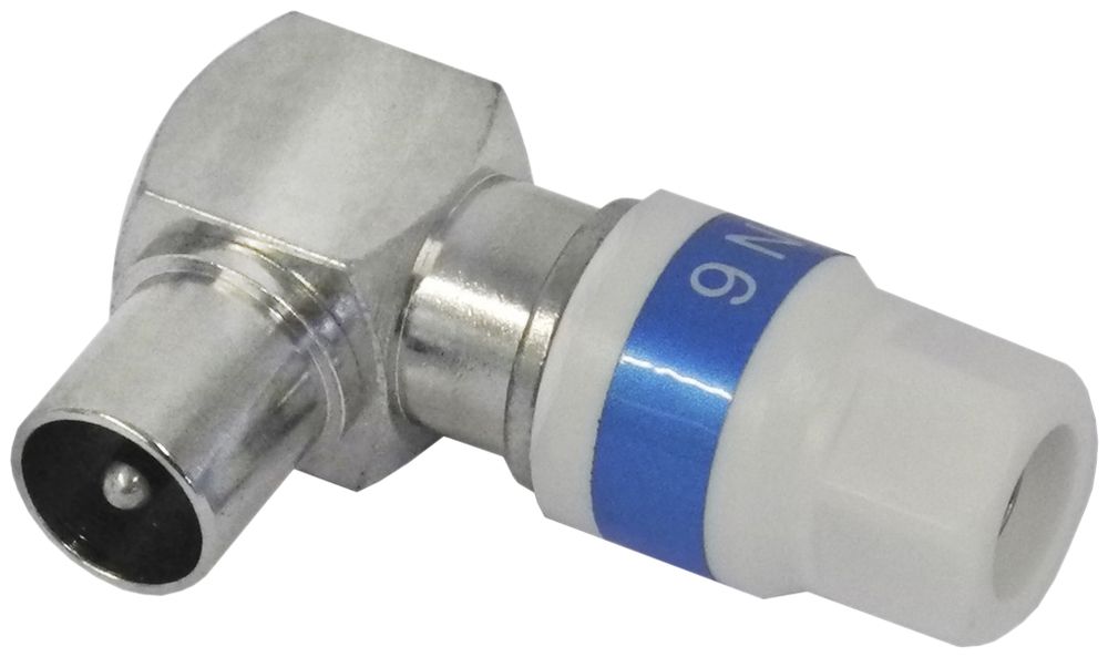 Winkelstecker IEC-M 75 Ohm DV60 abgeschirmt für R7U-H, MK95