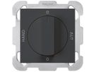 Interruttore rotativo INC 0-Hand-0-Aut. kallysto 2/1L nero con manopola