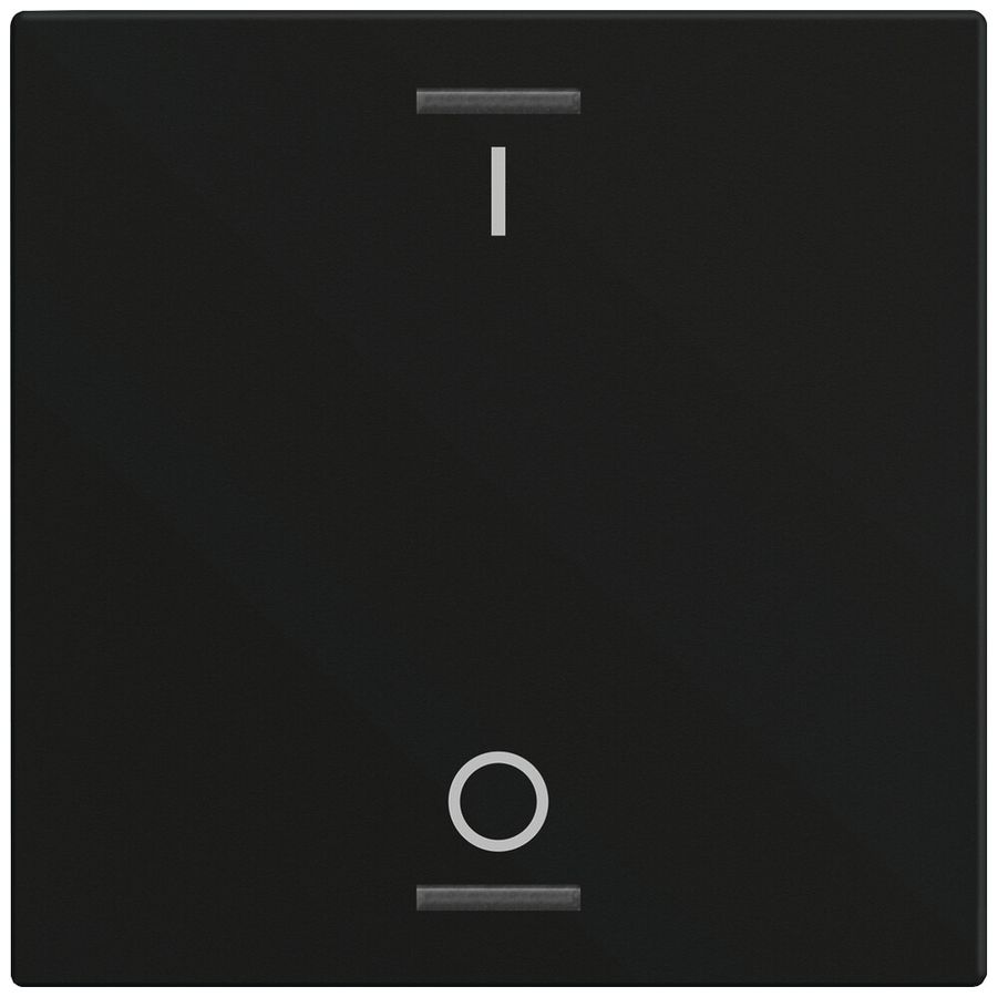 Bascule MDT TAL-60W1B16.02 1t/2a p.touches tactiles noir mat "I/O"