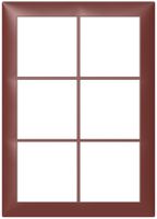 Abdeckrahmen SIDUS 2×3 ta