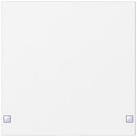 Touche SIDUS 1/2f pour senseur poussoir, blanc