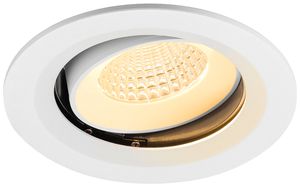LED-Downlight SLV NUMINOS MOVE M 12W 1800lm 3000K WB DALI Ø135×80mm ws