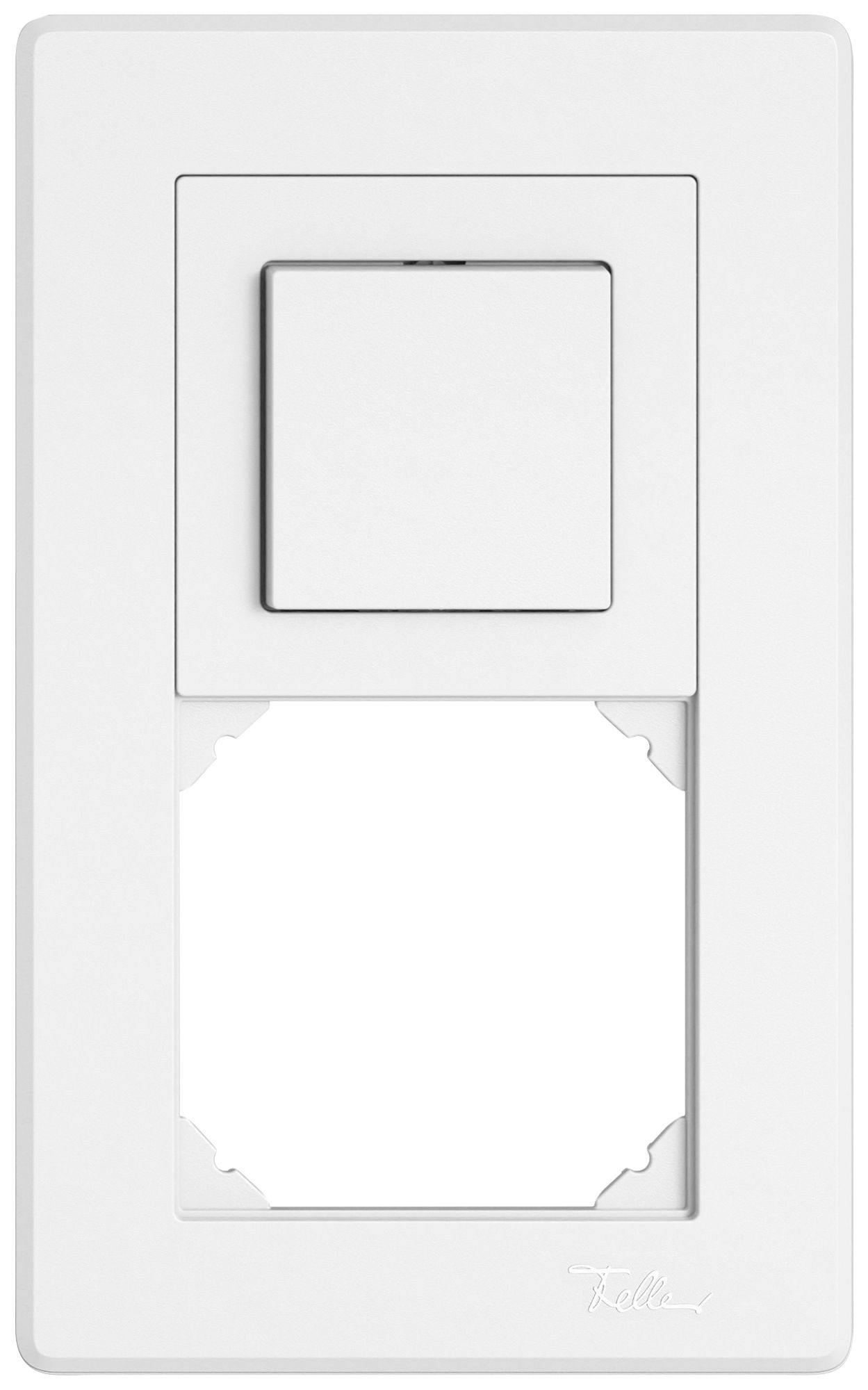 Combinaison ENC EDIZIO.liv SNAPFIX® 2×1 156×96mm schéma 3/1L+vide blanc