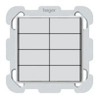 UP-Taster KNX KAL 8×Tasten 8×Betätigungspunkte LED weiss