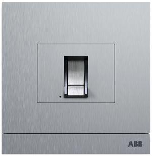 Aussenstation ABB-Welcome mit Fingerprint-Modul, edelstahl
