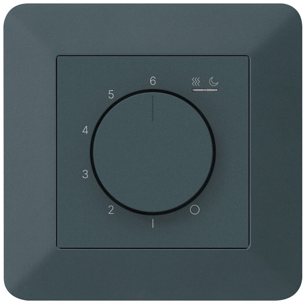 UP-Raumthermostat kallysto.trend An/Aus 230VAC 4A 92×92mm anthrazit