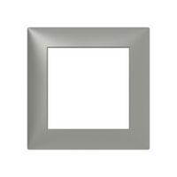 Abdeckrahmen SIDUS 1×1 hellgrau