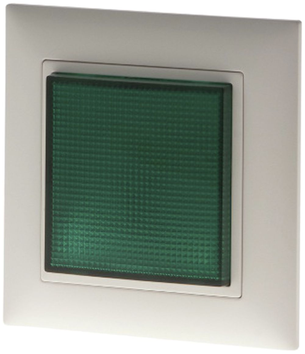 Lampe flash ENC EDIZIOdue vert 24VUC Hugentobler type16 plat