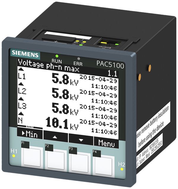 Misuratore di energia Siemens SENTRON PAC5100 10A ModbusTCP a vite