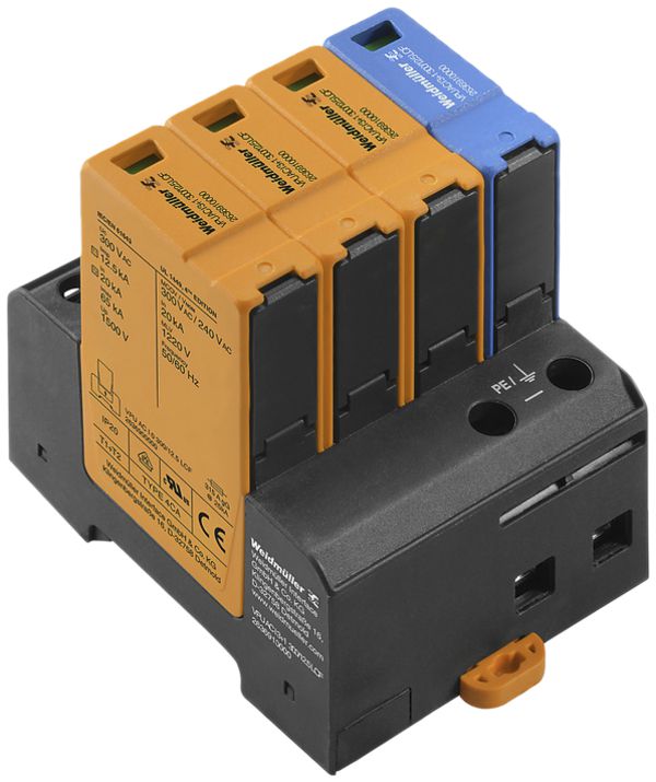 Parasurtension Weidmüller VPU AC I 3+1 300/12.5 LCF