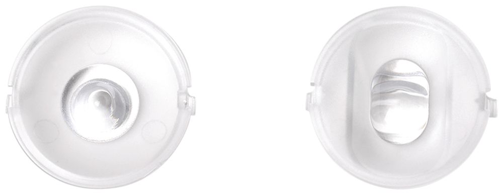 Linsenabdeckung ESYLUX ELH-2 für AP-Variante Ø32×6mm weiss