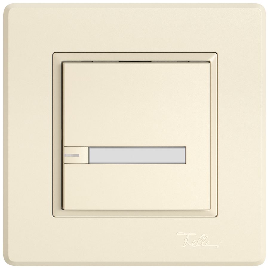 UP-KNX-Taster RGB EDIZIO.liv SNAPFIX® Temperaturfüh.RGB-LED Pap.1×T 1-Tbed.cr