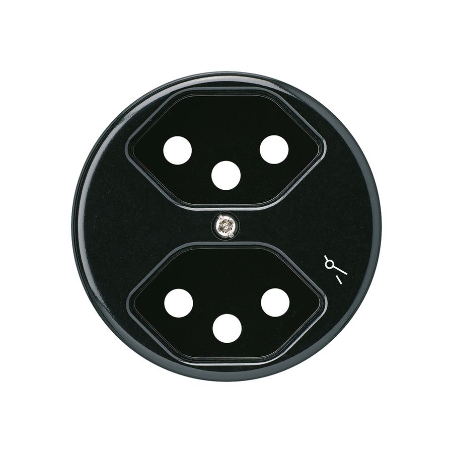 Frontscheibe basico 2×Typ 13/1 schwarz mit Kinderschutz