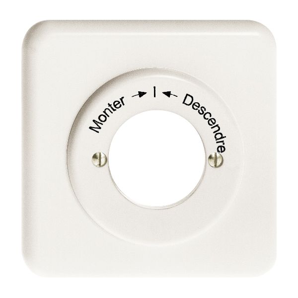 Kit front. Monter-I-Descendre pour cont.rot.imp.à clé blanc