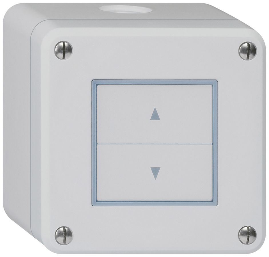 AP-Storentaster robusto IP55 grau mit 2 Funktionstasten