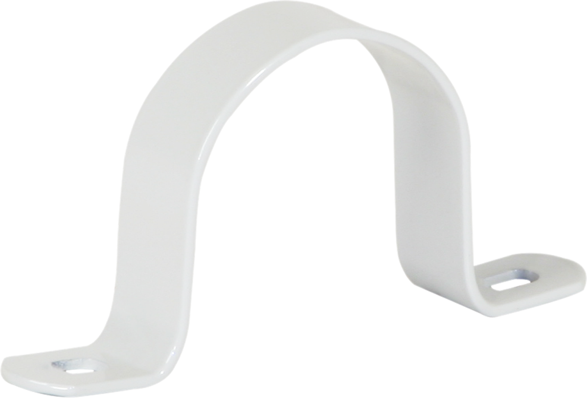 Bride Plica 2-lappig M50 Stahl lackiert hellgrau