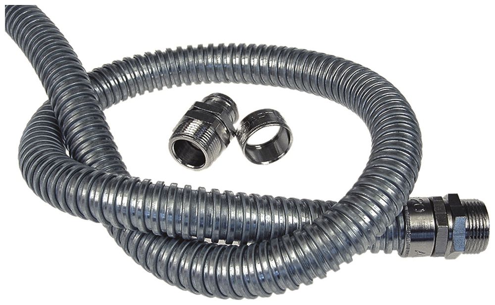 Tuyau métallique Plica S NW/DN 32 Ø28.1/32mm 25m acier zinguée