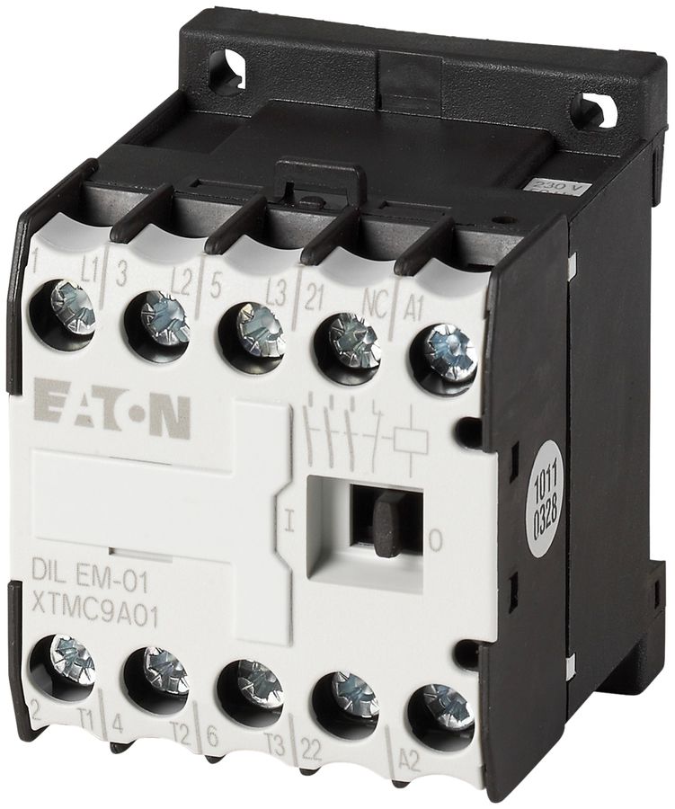 Schütz Eaton DILEM-01, 3L 230VAC 9A 4kW (AC-3) 1Ö