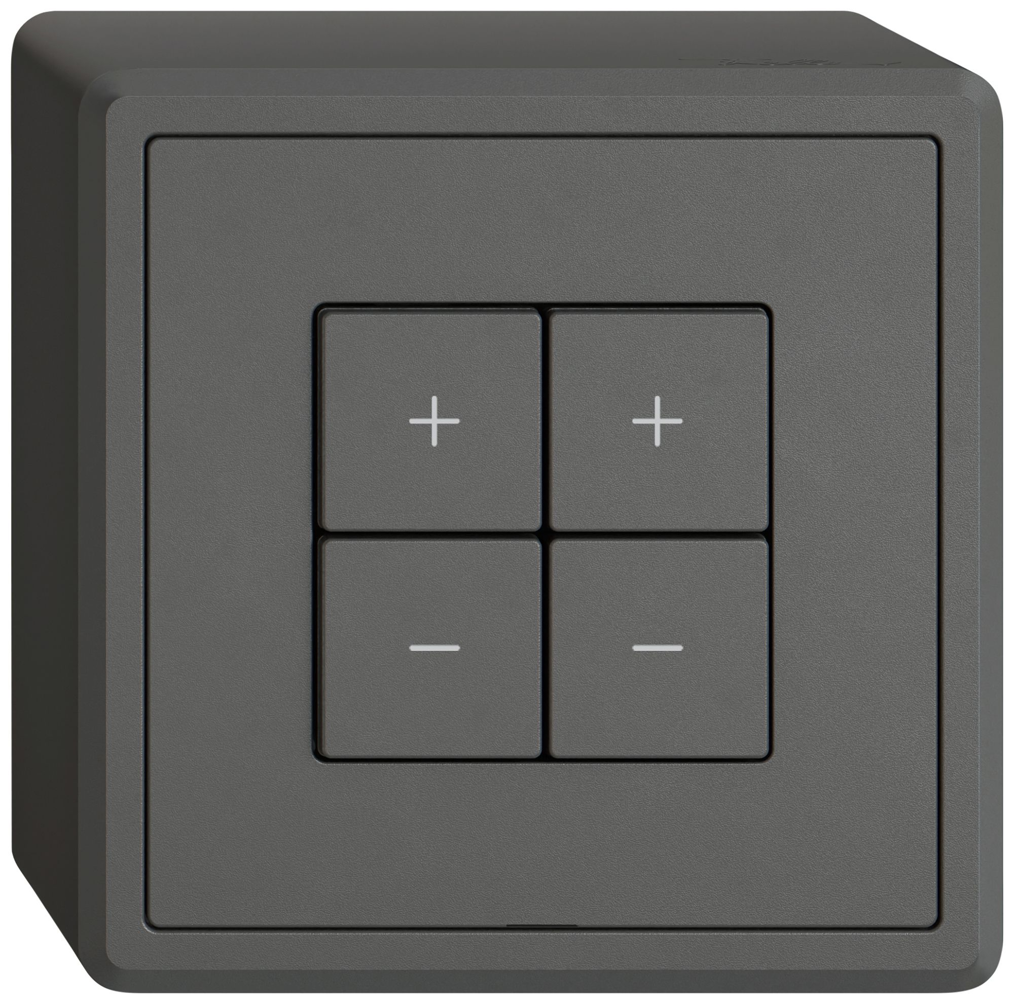 Station sec.variateur AP EDIZIO.liv Wiser SNAPFIX® 2 canaux 4 touches WLAN grf