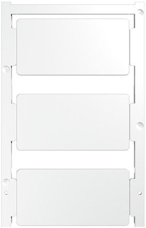 Marcatore per apparecchi Weidmüller MultiCard CC autoadesiva 30×60mm PA66 bianco