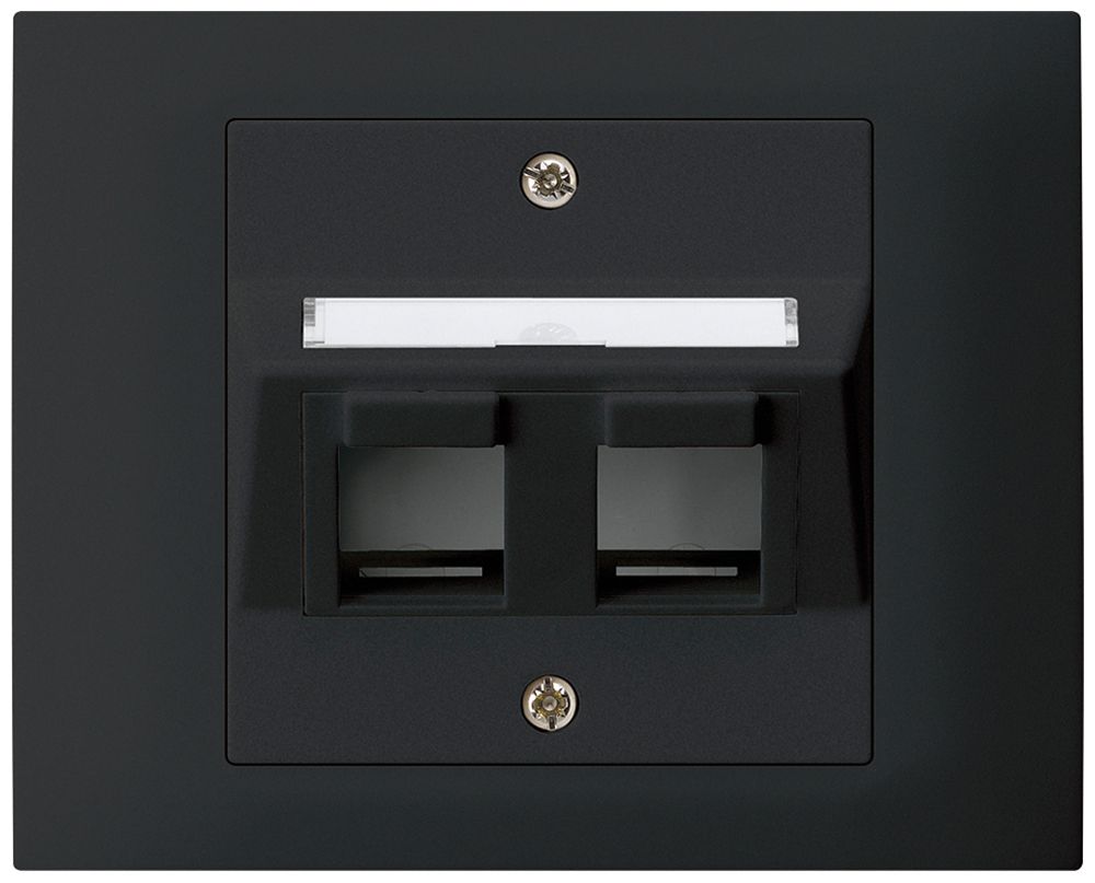 Kit de montage INC kallysto avec boîte INC G3 2×Keystone noir