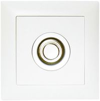 Poussoir ENC BSW EDIZIOdue blanc avec LED