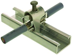 Schirmanschlussklemme 6…10mm Al für Schiene C W4382/4383