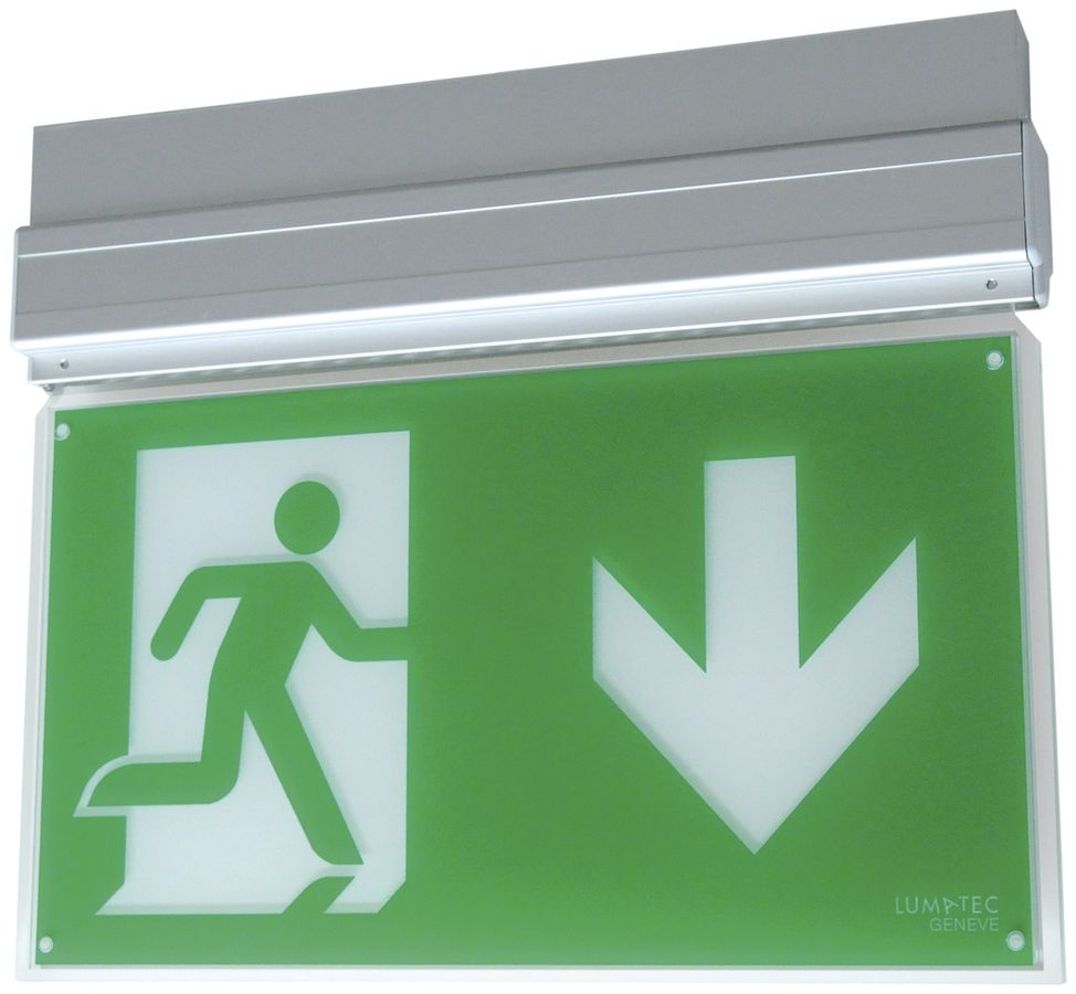 LED-Notleuchte Lumatec A12 L25U220DM-OS, Zentralanlage, Decke