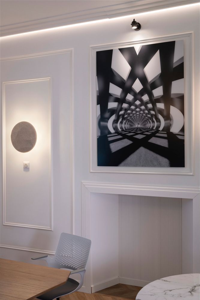 Paralume SLV MANA SHADE ROUND 40 Ø400mm feltro/alluminio grigio