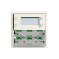 RTH-Frontplatte KNX 1…4×EDIZIOdue weiss, mit LED RGB