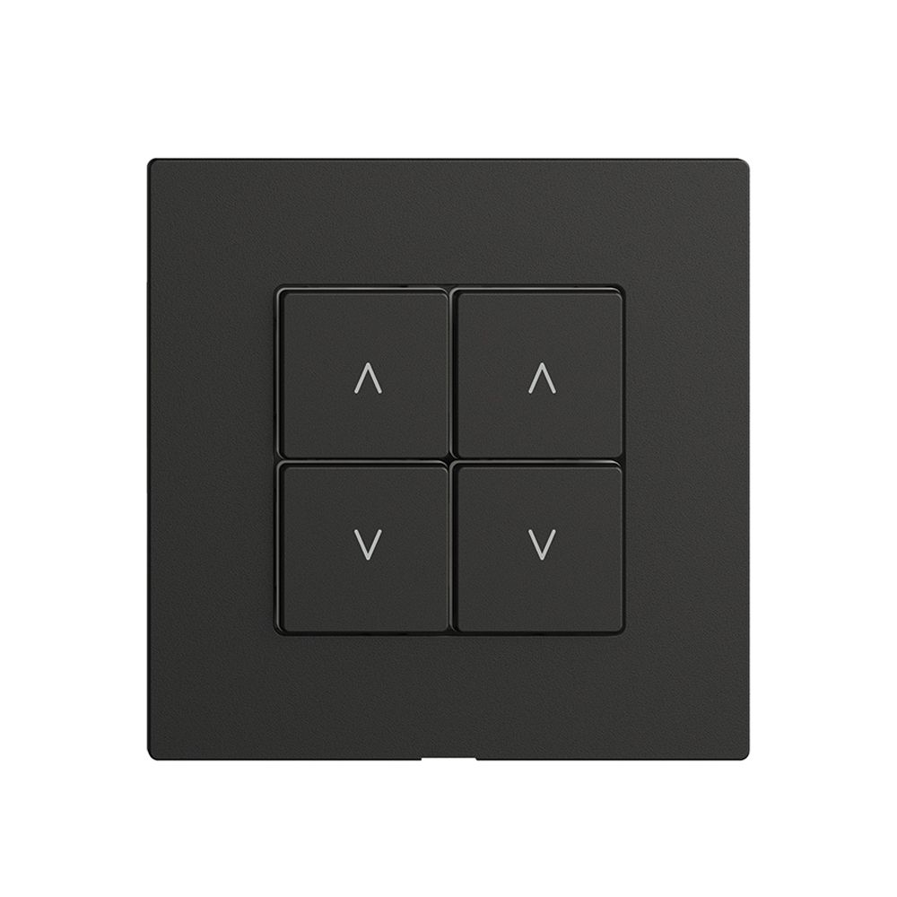 Storenschalter 2K/4T Edue Wiser schwarz