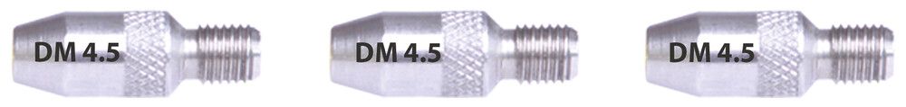 Endhülsen-Set Runpotec RunpoSticks Aussen RTG 6mm Ø4.5mm gelb