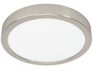 LED-Deckenleuchte Eglo FUEVA 14W 0…1400lm 2700…6500K IP44 DIM Ø211×25mm Nickel