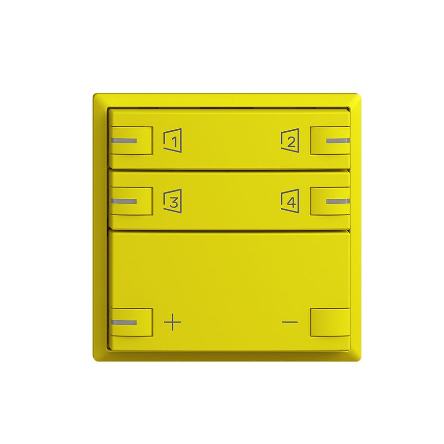 Kit montaggio Edue zeptrionAIR F, WLAN, dimmer, RGB-LED, 2×tasto, 2×commando lem