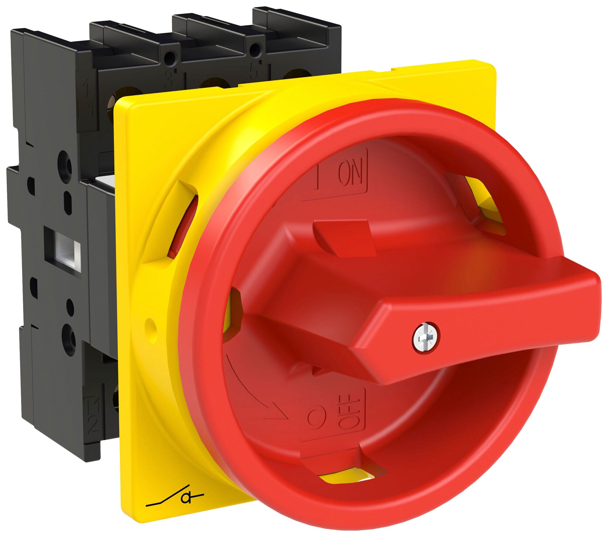 EB-Lasttrennschalter Eaton P1-25/E/SVB 3P 25A 690V IP65 rot