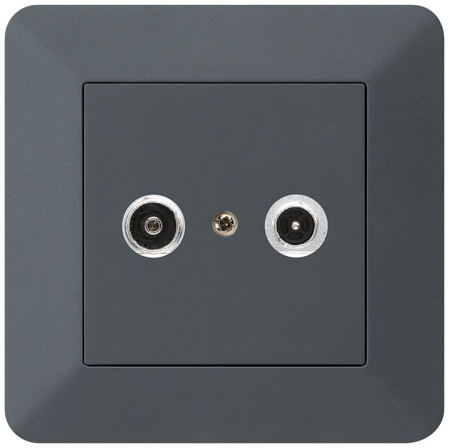Prise antenne ENC kallysto.trend R/TV 10.5dB 2GHz anthracite