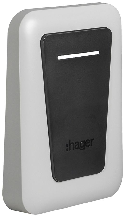 Calotta di copertura Hager per stazione di carica con presa di ricarica bianco