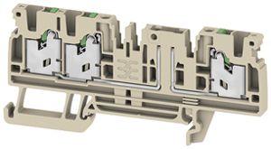 Borne de passage joignable WM SDT 3C 0.5…2.5mm² 20A/500V snap-in DIN35 be