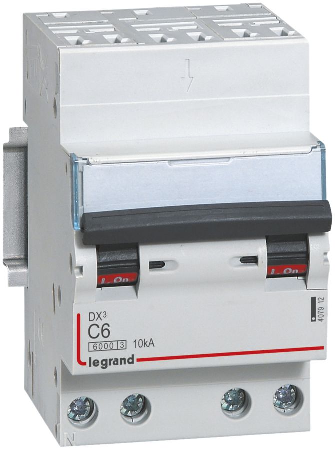 Leitungsschutzschalter Legrand C 4P 20A 6000A/10kA Steckanschl.