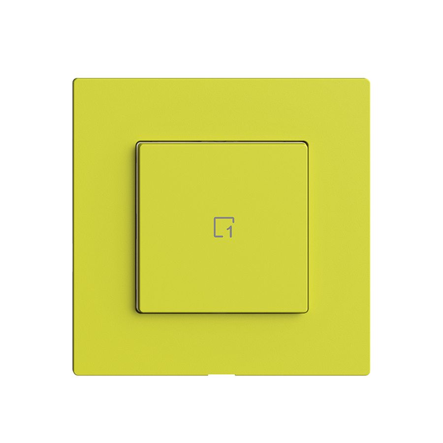 Szenentaster 1 Szene/1T Edue Wiser lemon