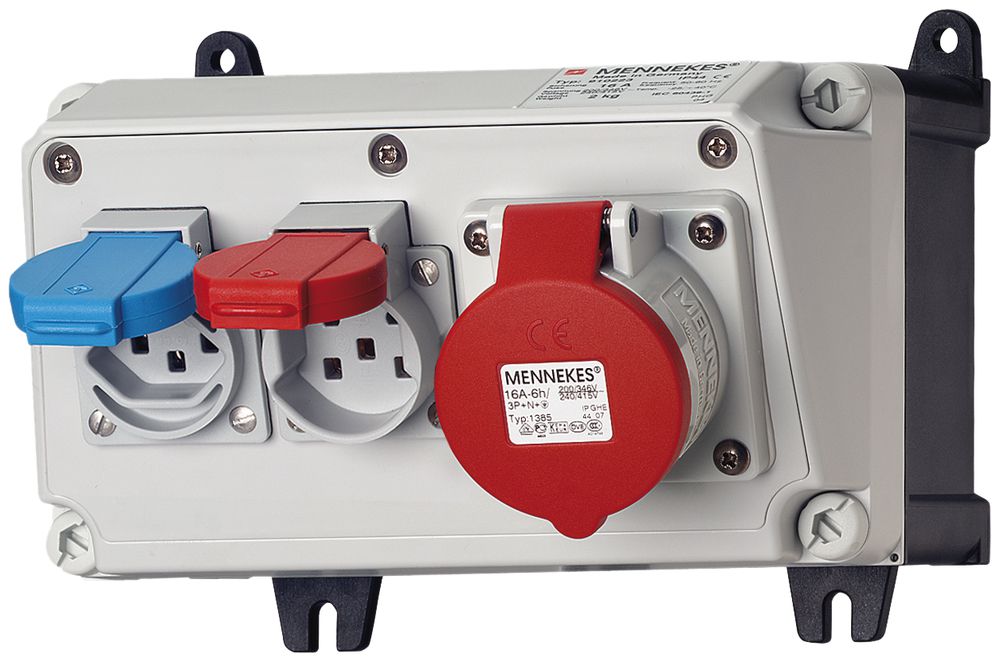 Stromverteiler Amaxx 1×T23 1×T25 1×CEE16/5L