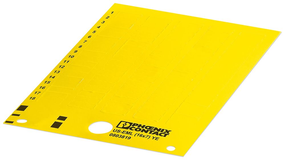 Etichetta PX US-EML (16X7) YE autoadesivo 16×7mm giallo