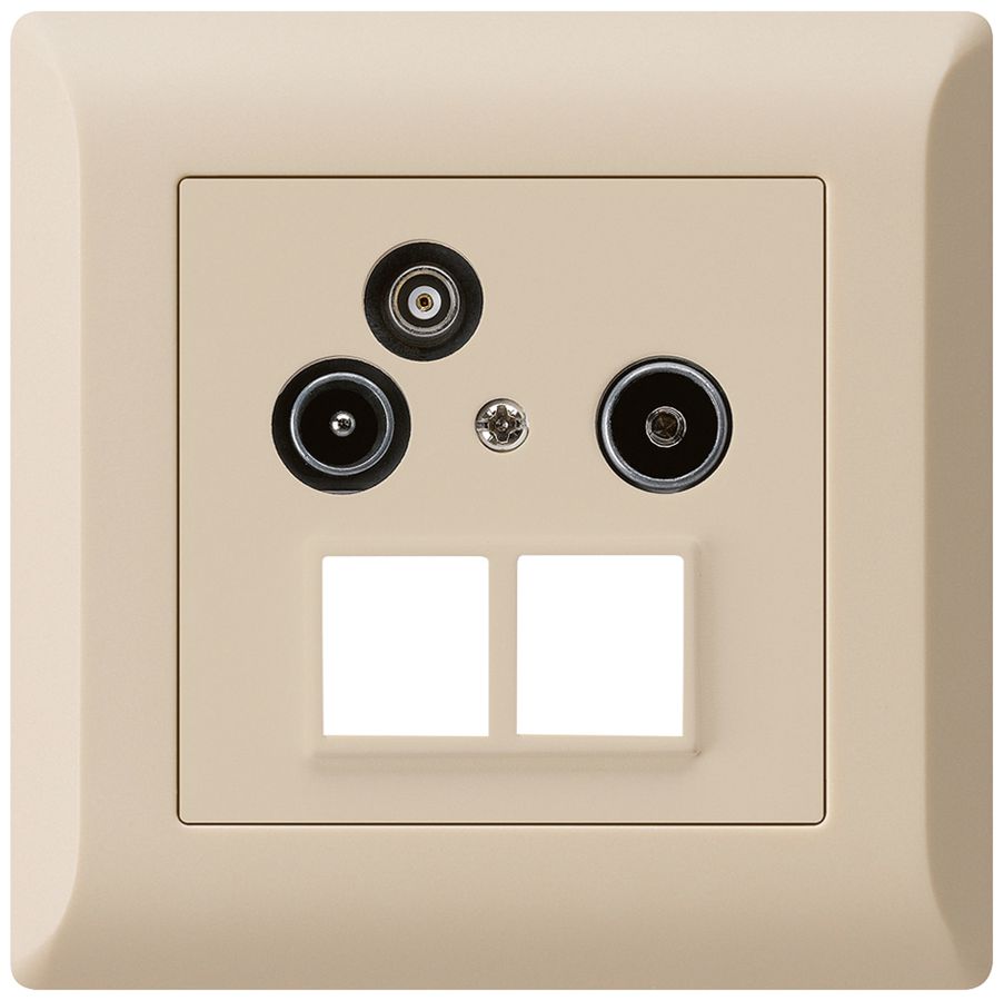 UP-Antennendose R/TV-Daten HMS kallysto.line 19dB beige