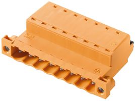 Stiftstecker Weidmüller SLF Flansch 5.08mm 2L verzinnt orange
