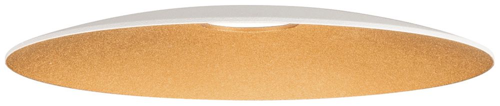 Abat-jour SLV LALU ELYPSE acier Ø150×14mm blanc or à teinte unie