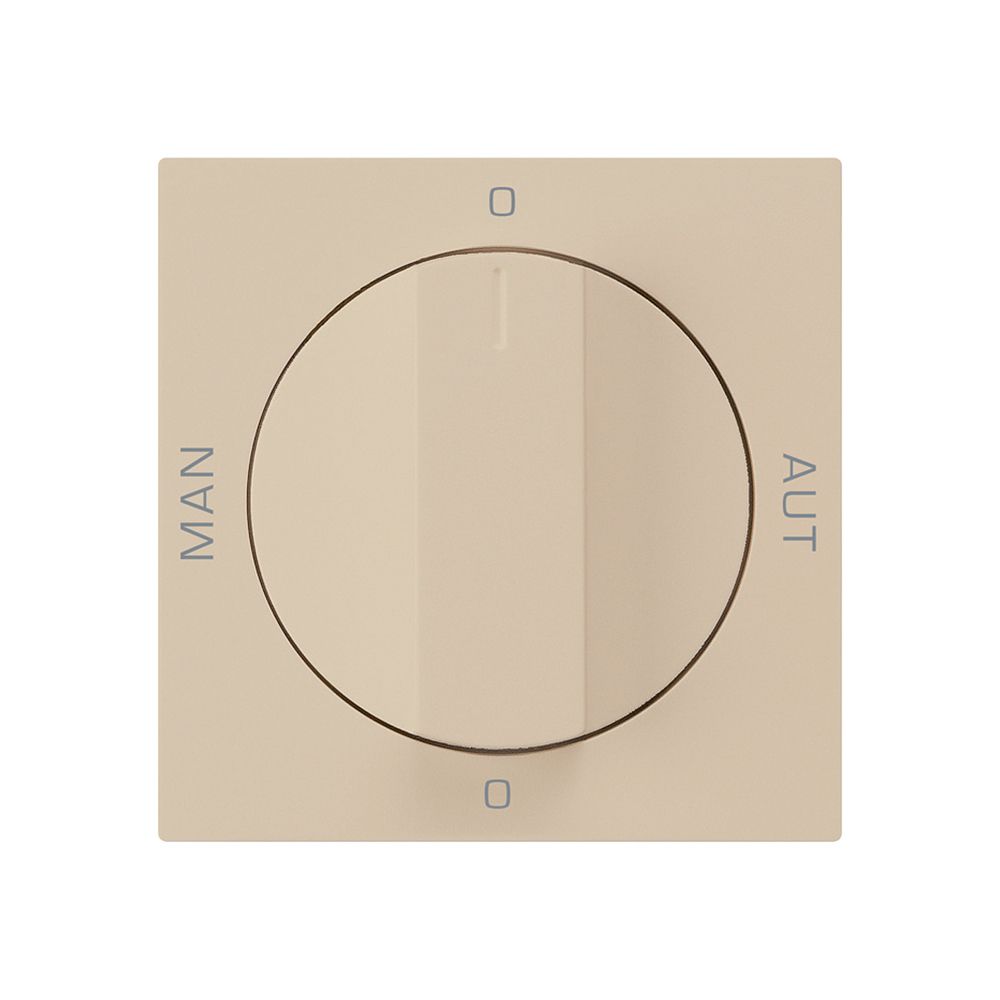 Einsatz zu Drehschalter 0-Man-0-Aut. beige kallysto 2/1P mit Drehgriff