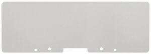Abschluss-/Zwischenplatte Weidmüller WTW WFF120 230×80mm beige