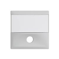 Frontplatte EDIZIOdue hellgrau für Sonnerietaster