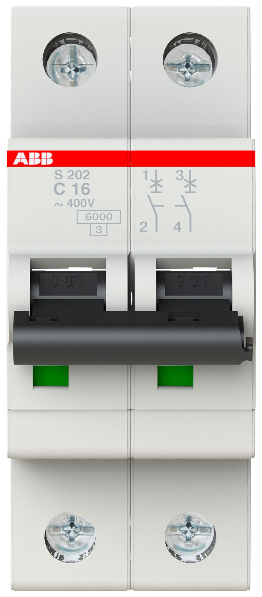 Leitungsschutzschalter ABB S202-C16 16A C 6kA